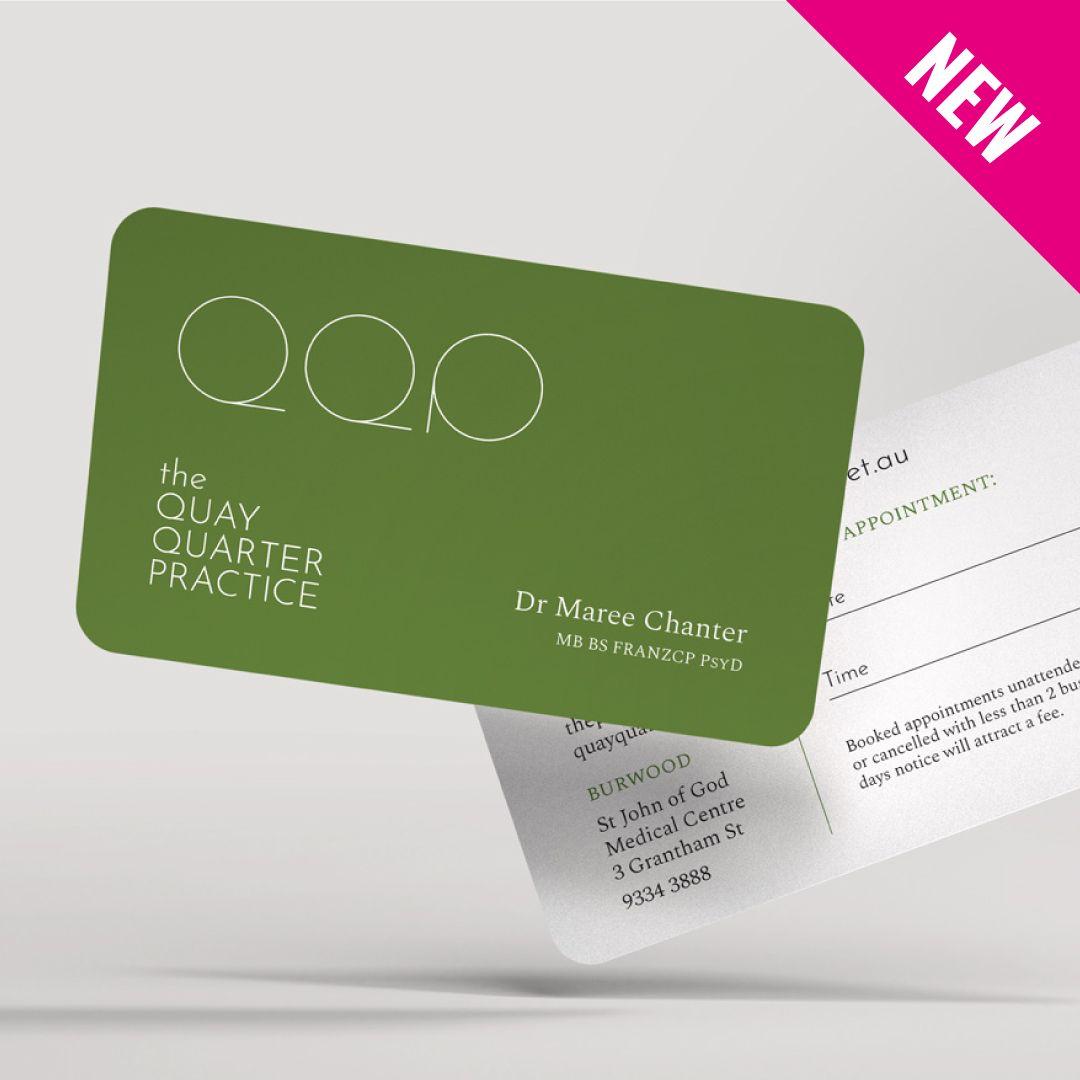 QUAY QUARTER PRACTICE BRANDING